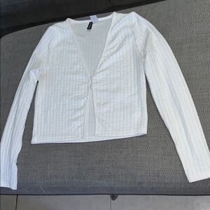 H&M Ribbed Button Down Shirt